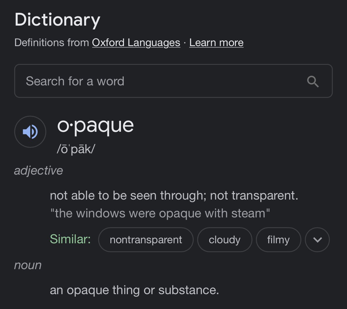 Let me correct you on the usage of one word in your statement: