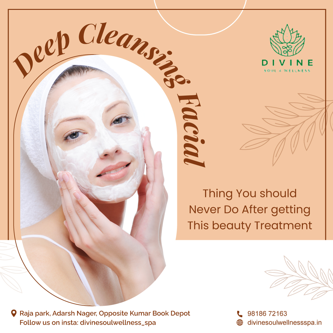 DSoulwellness's tweet photo. A personalised, deep facial spa focused on cleansing oily skin, clogged pores, severe acne improving the clarity of your skin.

To book your pamper session ☎️: +91 9818672163
Visit Us: https://t.co/WHDHEO59rc

#deepcleansing #skincare #lumispa #skincareroutine #facial #beauty https://t.co/izDAEBhmdP