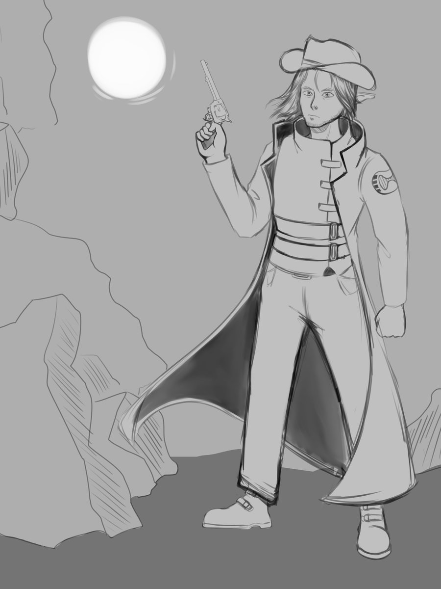 Koohii381's tweet photo. @JulianMenBej Sorry for being late! My PC exploded while I doing this one... I hope you like it! https://t.co/oKWFBc7jOi
