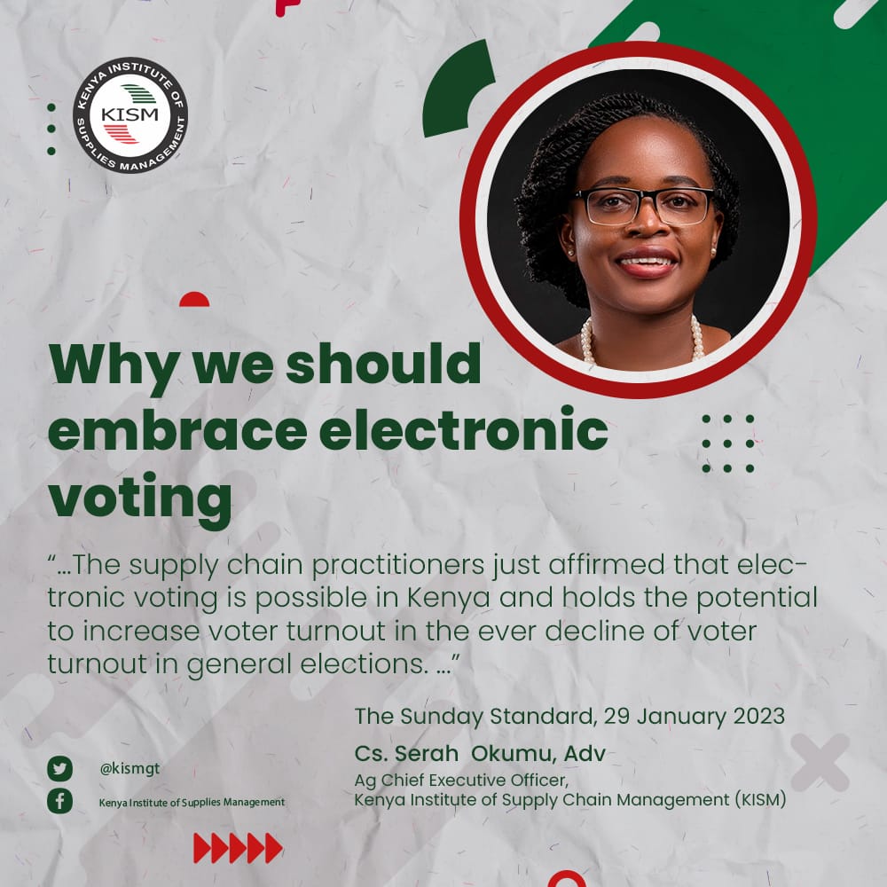 Why we should embrace electronic voter - Thanks to KISM members for demonstrated how effective this can be
standardmedia.co.ke/opinion/articl…