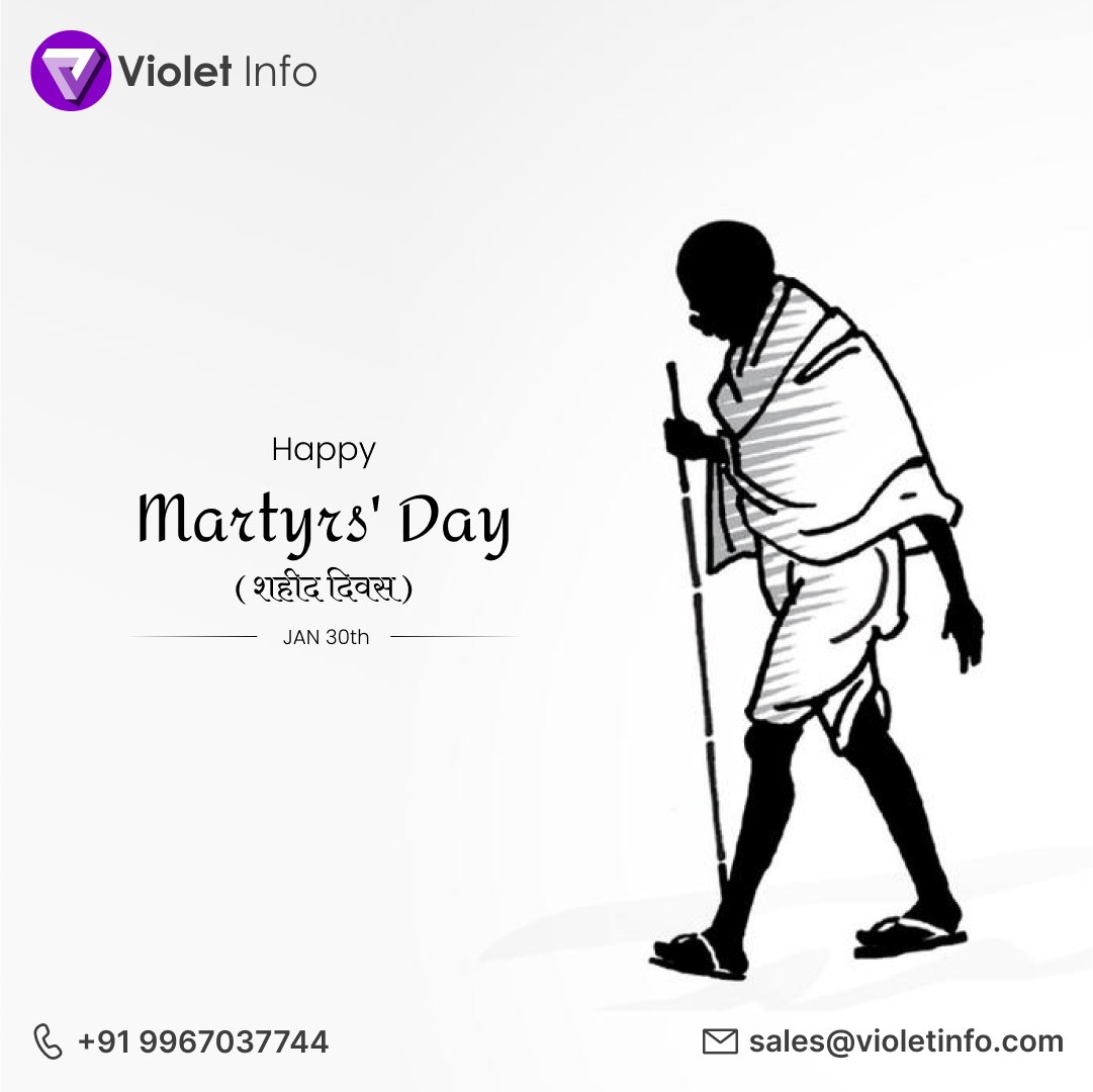On January 30th, we proudly commemorate Martyrs' Day in honor of father of our nation, Mahatma Gandhi. Let us honor his legacy by committing ourselves to his principles of peace, nonviolence, humility &amp; working towards a more peaceful world. 
#martyrsday #martyrs #freedomfighters
