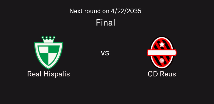 ThomCaito's tweet photo. I have returned to my #CDReus #CreateAClub save in #FM22. Here's an update: Finished 1st in the group stage of the #UEL, then lost in the 2nd Knockout Round vs Aston Villa. In the final  of the #CopaDelRey vs "Real Hispalis"/Real Betis. and 4th in the league. #FM #FootballManager https://t.co/GcVneSnEMB