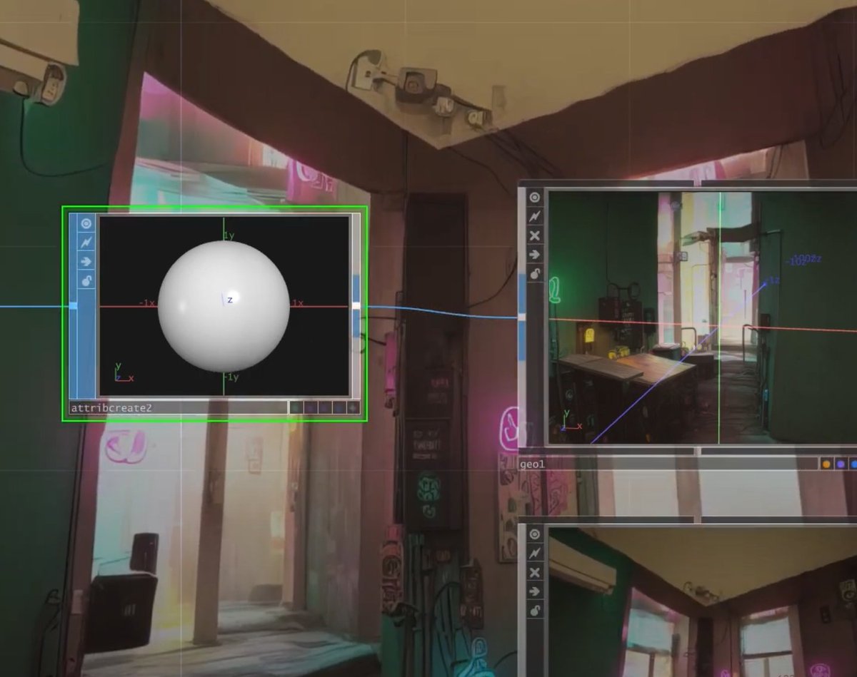 Touchdesigner demo, with included project file:
MiDaS projection of 360° diffused content.
youtube.com/watch?v=-G75Nv…
#AIArtwork #stablediffusion #VR #touchdesigner