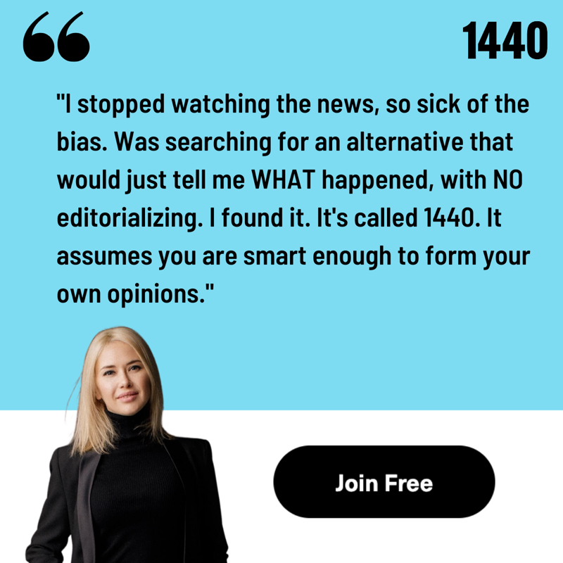 1440_Daily's tweet photo. ✔️ No motives 
✔️ One daily briefing 
✔️ 2 million+ readers

News. Without motives. Join 1440 for FREE today. The #1 daily newsletter for unbiased reporting.