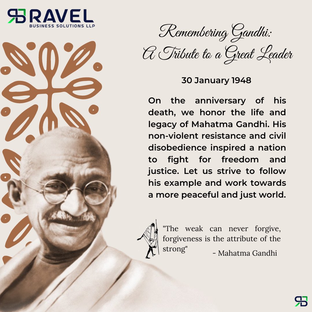 Ravel_LLP's tweet photo. Remembering Gandhi
#gandhi https://t.co/KgYSRLLsSF