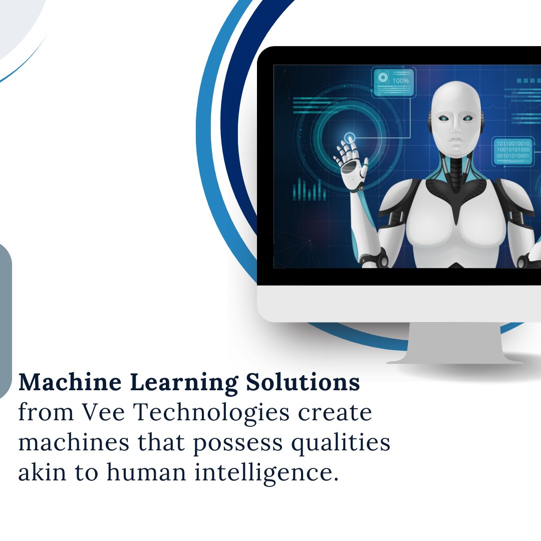 alkira_christ's tweet photo. With our smart machines,we enable businesses to automate tasks,enhance productivity,and predict demands.Add a new dimension to your #business with #MachineLearningsolutions from #VeeTechnologies
Visit:https://t.co/EJoFnOBcGN
#MachineLearningservicescompany #MachineLearningcompany https://t.co/dUDdukBtMJ