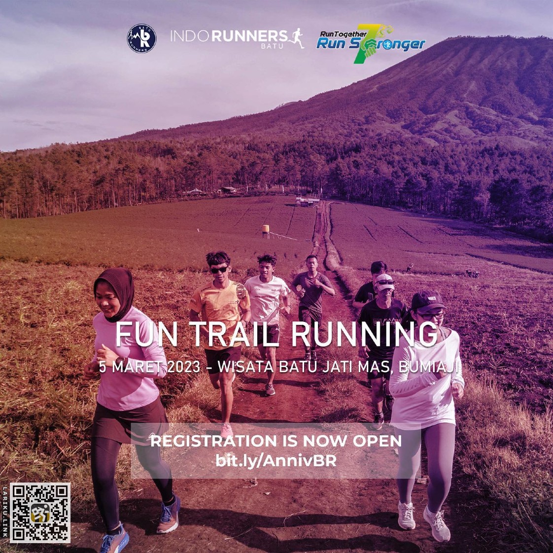 🔽
🪨 Batu Runners
🎋 Fun Trail Running
🗓 05 Maret 2023
📐 9K • Trail Run
⛳ Kota Batu - Jatim
💙
🪩 LariKu.info/BRTR23 ⏪
🔺
🔺

••••
#FunTrailRunning #BatuRunners #LariKuinfo #TrailRun LariKu.info/batu-runners-f…