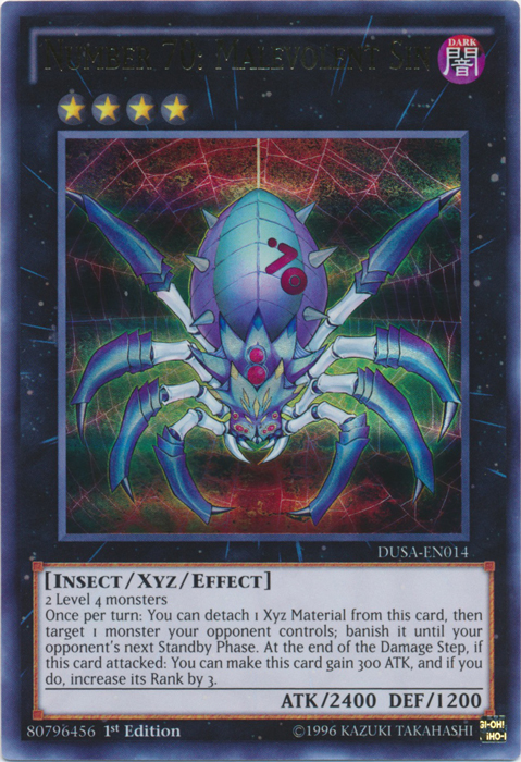 every Yu-Gi-Oh! card on X: “Number 70: Malevolent Sin https://t.co