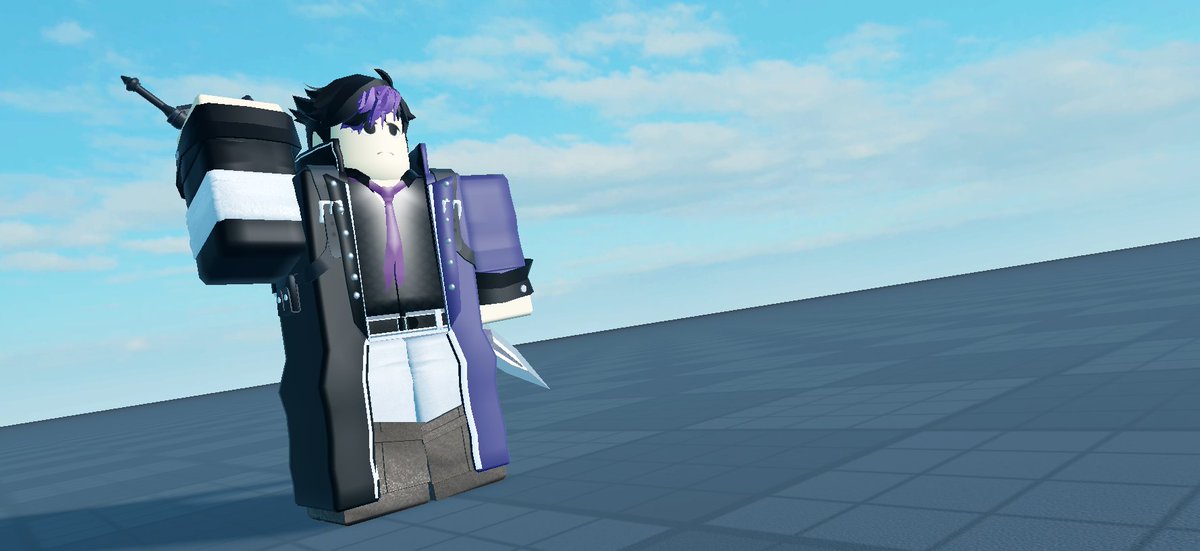 Fool__Moon's tweet image. I get sidetracked a lot, BUT here's an OC from the RWBY universe. Here's Dusk Lupine. (Might be posting an animation sometime next week, so stay tuned) #robloxstudio #RWBY