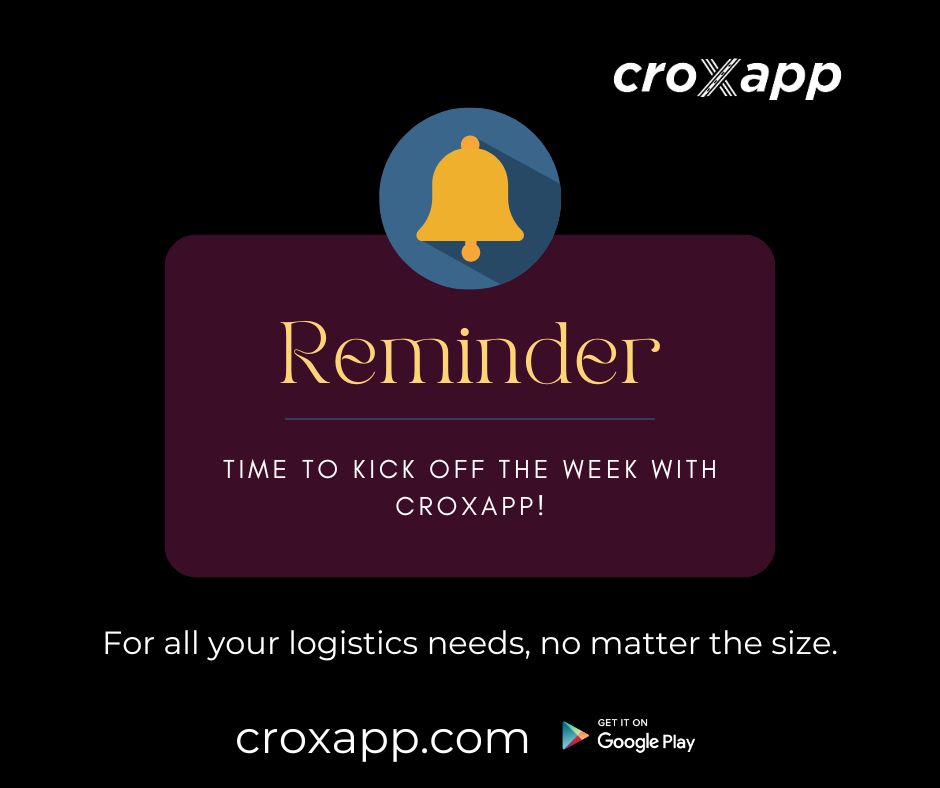 croxapp's tweet photo. It's the start of a new week and what better way to kick things off than with a CroxApp delivery? 

Whether you're sending a small package or a large one, we've got you covered. 
#parceldelivery #croxapp #onlinevendors #parcels #delivery #smallbiz #smallbusinessinlagos #GOAT𓃵 https://t.co/28OtRgea4p
