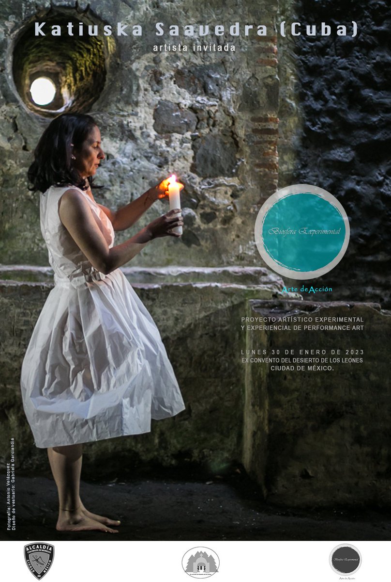 biosferarte's tweet photo. Artista invitada KatiuskSaavedra (Cuba), bienvenida a Biosfera Experimental Arte de Acción! Agradecemos al alcalde @AdrianRubalcava y a la @_CuajimalpaCDMX por todo el apoyo en estos nueve años que lleva el proyecto que inició en estas fechas en 2014.
#artedeaccion #performance https://t.co/gx4CVjQxcY