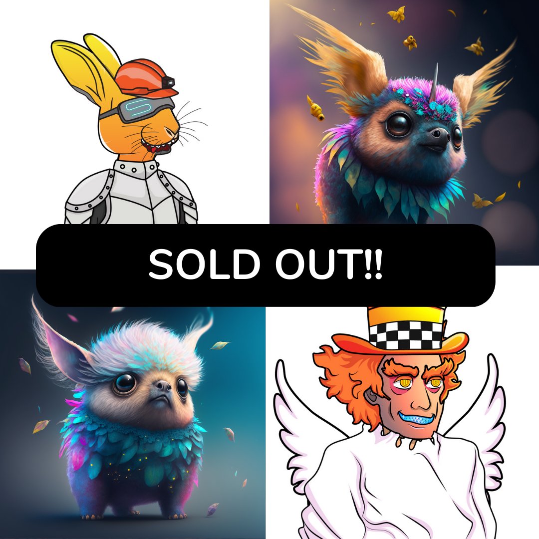 WonderLand_Meta's tweet photo. CONGRATULATIONS 🥳🎉
WonderLand's SOLD OUT for the 3rd time!🔥⚡️

We continue to build &amp; grow during the bear! 🐻

Looking for a project to join? Choose one with a long history of success 😉

✅ *NEXT MINT COMING SOON*👀
Tag your friends &amp; follow @WonderLand_Meta for Whitelist 🤝 https://t.co/DcUWX1ENhK