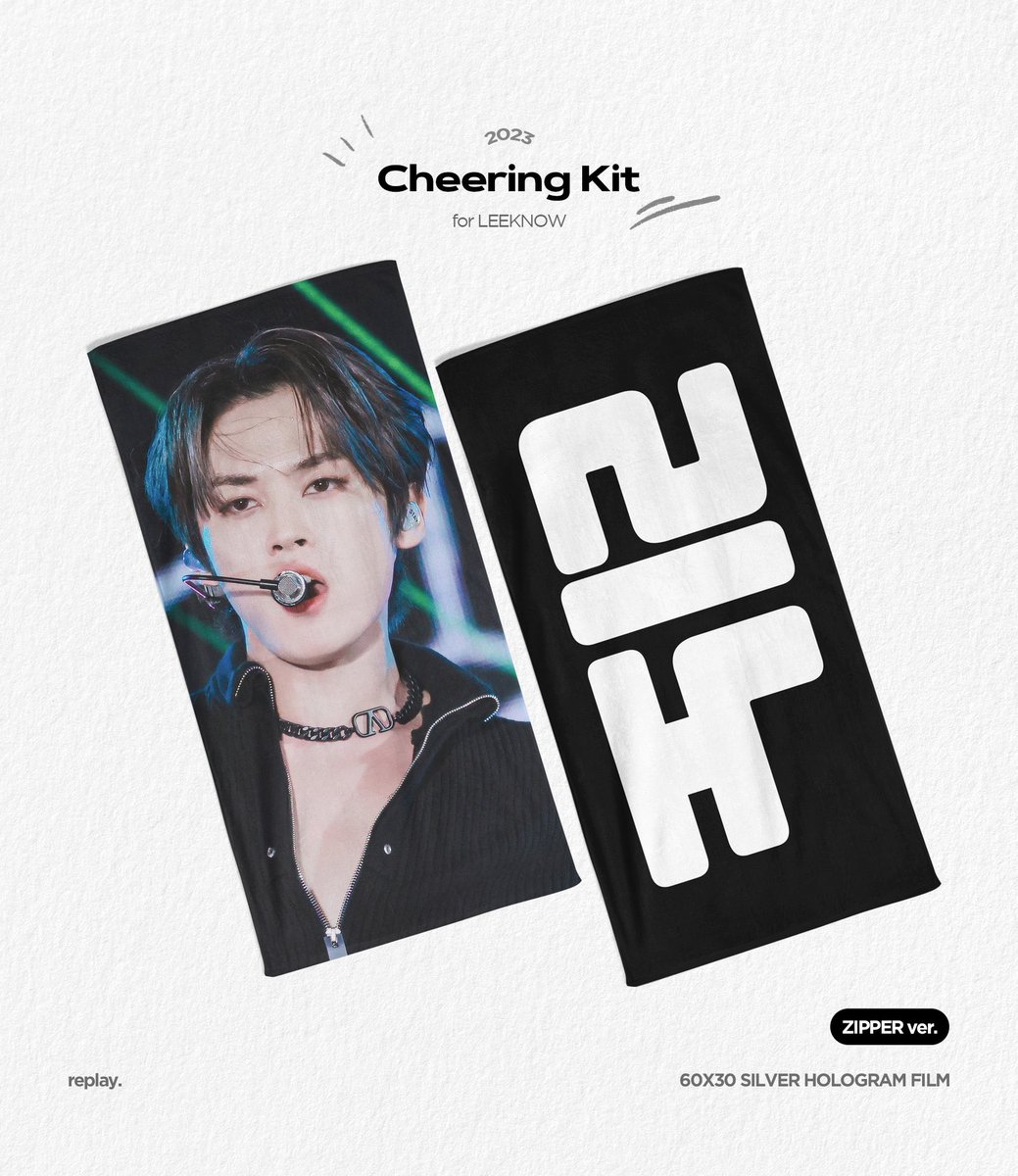 pineapple_je's tweet photo. [ MY GO 🇲🇾 ]
LEEKNOW Cheering Kit
By @replay_lee 

💰RM82 (Zipper Ver. / Cherry Ver. / Black Ver.)
📝 60x30cm Reflection Slogan + Zipper Bag + Postcard 

⚠️ Deadline 5/2, 12pm MYT

DM to order 💌

#pineappleje #pasarskz https://t.co/jzdlgw4o7a