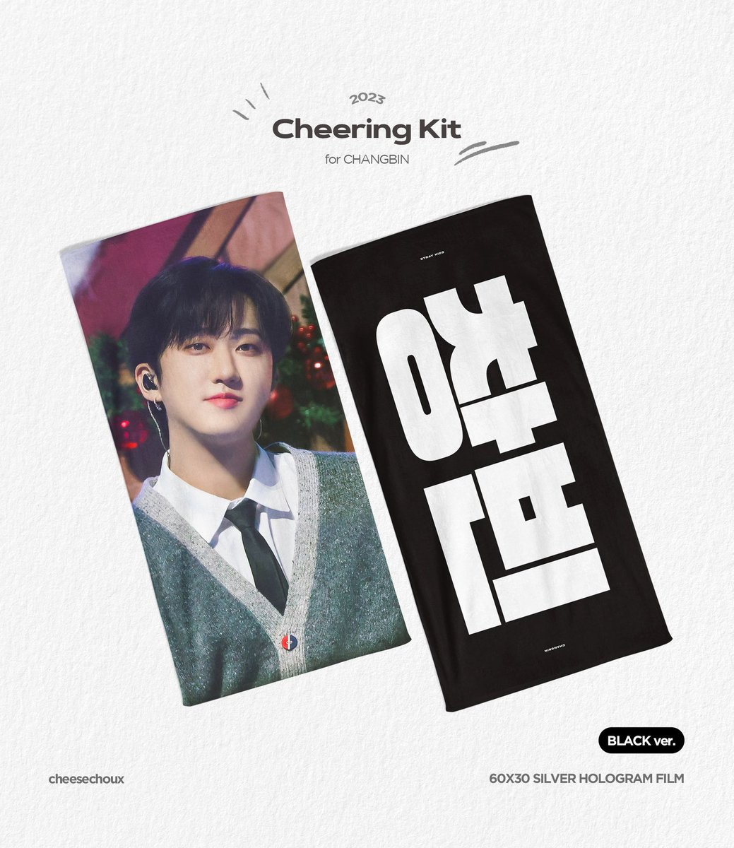 pineapple_je's tweet photo. [ MY GO 🇲🇾 ]
CHANGBIN Cheering Kit
By @cheesechoux_cb

💰RM82 (Rabbit Ver. / Black Ver. / Blue Ver.)
📝 60x30cm Reflection Slogan + Zipper Bag + Postcard 

⚠️ Deadline 5/2, 12pm MYT

DM to order 💌

#pineappleje #pasarskz https://t.co/cH7qGaejey