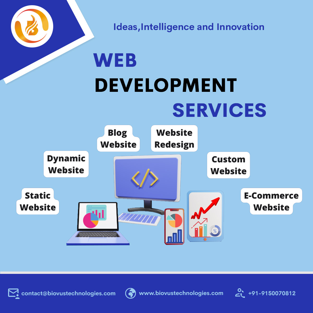 biovustechonol1's tweet image. Make your website for your audience with just one click.  Biovus have recipes for all of your business website applications. Pick the best web designs here that fits your idea. #WebDevelopmentCompaniesInIndia 
  Visit us at: biovustechnologies.com