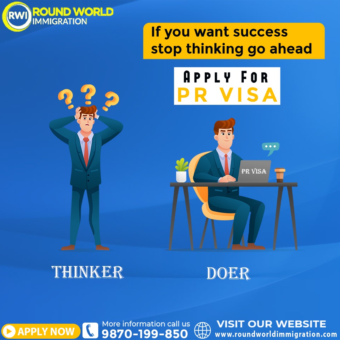 Are you dreaming to achieve success? So, Don't waste your time just go with round world immigration.

Further info just connect with us - bit.ly/2Gr5mlH OR 9870199850

#migrate #canada #prvisa #prcanada #canadapr #migrationoverseas #visaservice  #migrationvisa