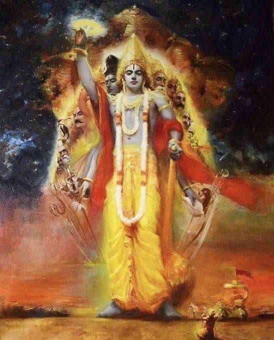 KrishnaDharma's tweet photo. Follow my direction. I will lead you to victory. https://t.co/uR7l7uiOGk