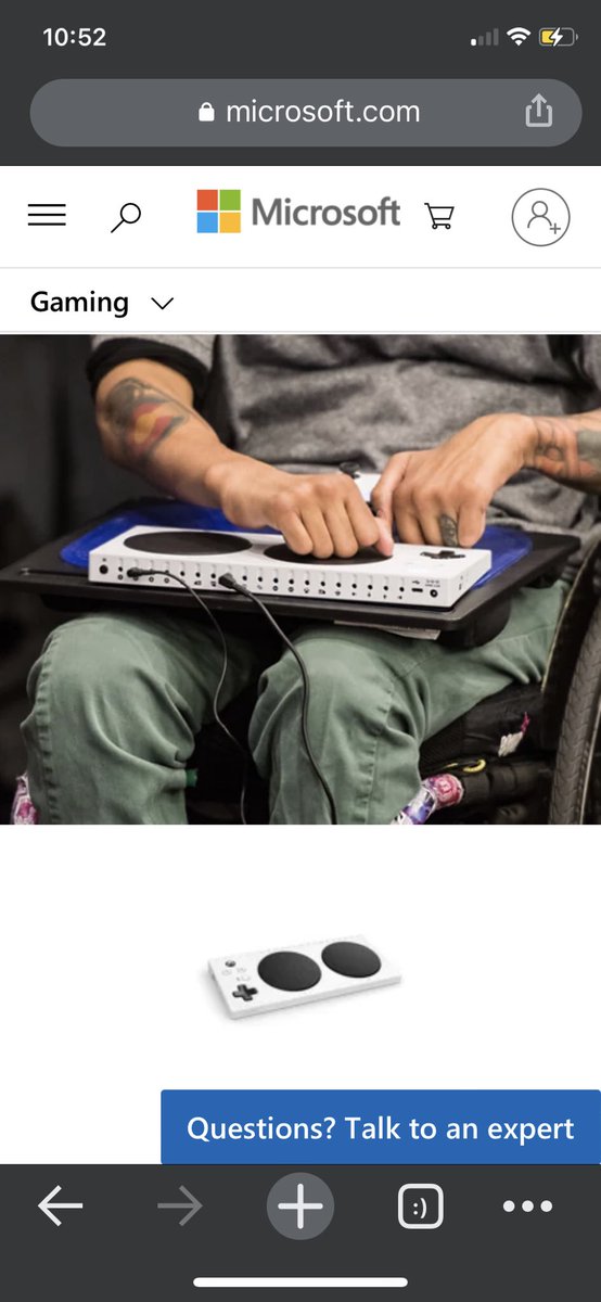 mikethequad's tweet image. Is there an OnlyPaws? Cause those hands 👊🏽

Anyway if you need a XAC here’s the link: shorturl.at/sGKR4
—
#XboxAdaptiveController #XAC #Xbox