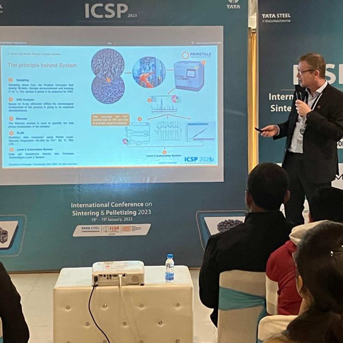 primetals's tweet image. 📅Around 230 visitors participated in the International Conference on Sintering &amp;amp; Pelletizing  (#ICSP2023) on January 18-19 in #Jamshedpur, #India. Hosted by @TataSteelLtd , the Indian Institue of Metals (IIM) and the Pellet Manufacturers Association of India (PMAI).