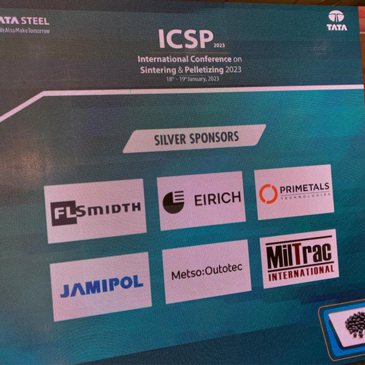 primetals's tweet image. 📅Around 230 visitors participated in the International Conference on Sintering &amp;amp; Pelletizing  (#ICSP2023) on January 18-19 in #Jamshedpur, #India. Hosted by @TataSteelLtd , the Indian Institue of Metals (IIM) and the Pellet Manufacturers Association of India (PMAI).