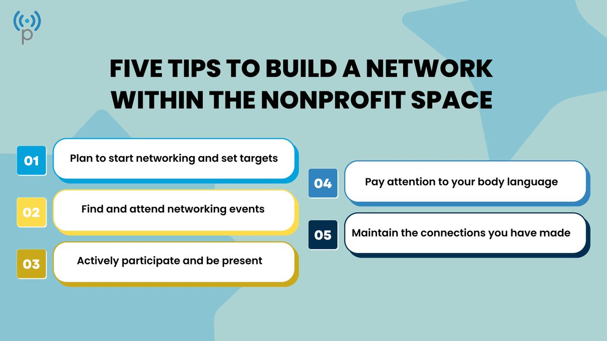 PhambanoTech's tweet image. Knowing where to start when building &amp;amp; maintaining a network can be difficult. Here are five tips to build a network within the #nonprofit space. Read the full article written by Valcare: buff.ly/3QfoQKQ)

#tipsfornonprofits #techfornonprofits #organisations #phambanotech