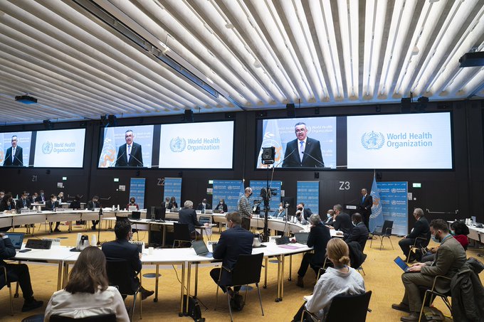 mmi_updates's tweet photo. #EB152 #EBTODAY
Monday 30 January 2023 
Today at @WHO #EB152

- Opening of the session (10 AM CET)
- Report by @DrTedros 
- WHO and health emergencies
   ...and related role of the Executive Board

EB live https://t.co/BsRzpcfKxK
EB docs https://t.co/nJcaPrlm10 https://t.co/nFwtRTJ4pu