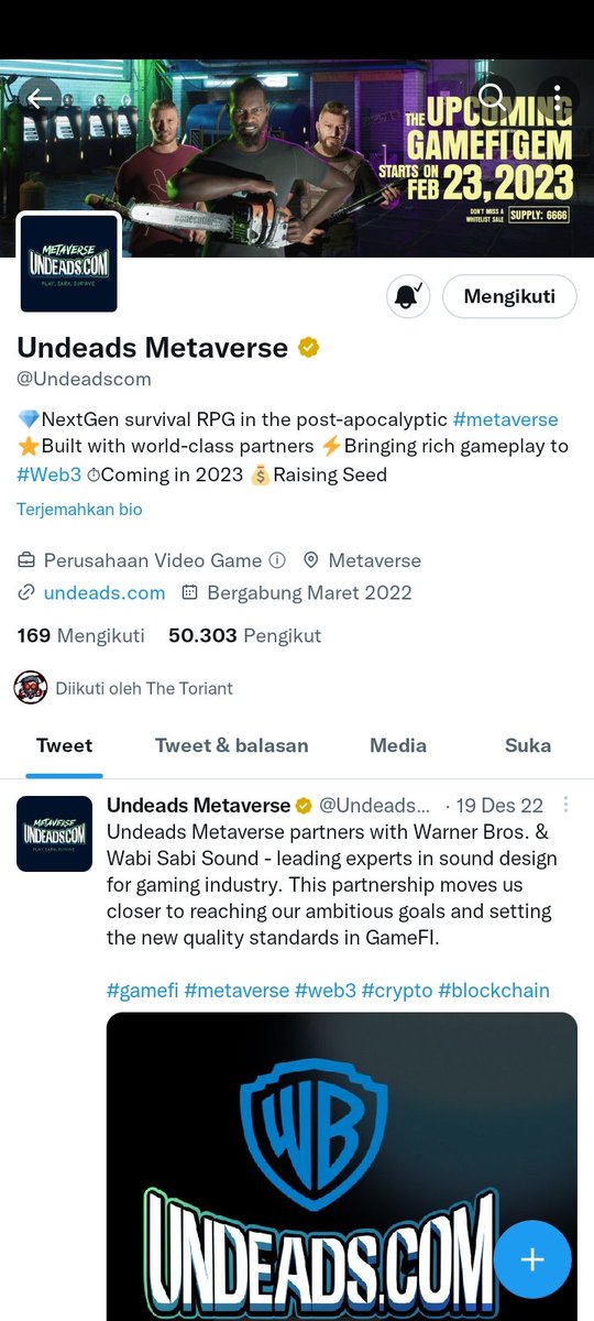 0xRiegox's tweet photo. @TheToriant @Undeadscom Fantastic project with great potential. The team's dedication and ingenuity with excellent fan support will make this the envy of the crypto world.Glad to be part. https://t.co/eiG5EBGNmv