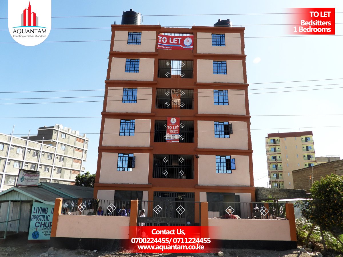 AquantamGroup's tweet photo. ♦️Affordable Bedsitters &amp; 1 Bedrooms To Let in Tatu City BTL Grounds Opposite CKL Company
 ♦️
Bedsitters | Kes 8,000 per month
1 Bedrooms | Kes 14,000 per month
Shops | Kes 12,000 per month
☎️0700224455/ 0711224455/ 0789796296
#Azimio #fearwomen #Ndii #KCSE #TatuCity #bedsitters https://t.co/QWE8VZZ6y3