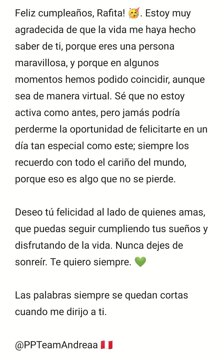 PPTeamAndreaa's tweet photo. Feliz vida. ❤️‍🩹❤️‍🩹
@PPTeamRafa https://t.co/GLdpiOuNky