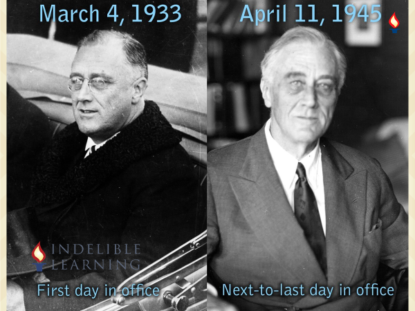 'Courage is not the absence of fear, but rather the assessment that something else is more important than fear'. 

Born January 30th 1882
Died April 12th 1945

#OTD Today he would be 140 years old.

#history #FDR #FranklinDRoosevelt #USPresident #education #learning #electionlab
