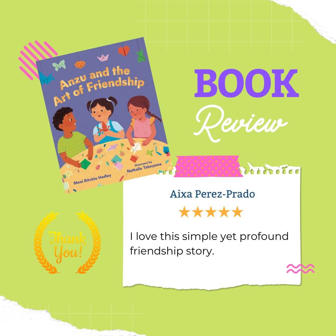 ⏳Counting down!
2⃣months until ANZU AND THE ART OF FRIENDSHIP is released! 

Early reviewers rock!🤩

Preorder today. bit.ly/3dsb88I 

#teacher #teachers #schoollibrarian #origami #elementarylibrarian  #firstdayofschool #newschool #makingfriends 
@21forthebooks
@busypbs