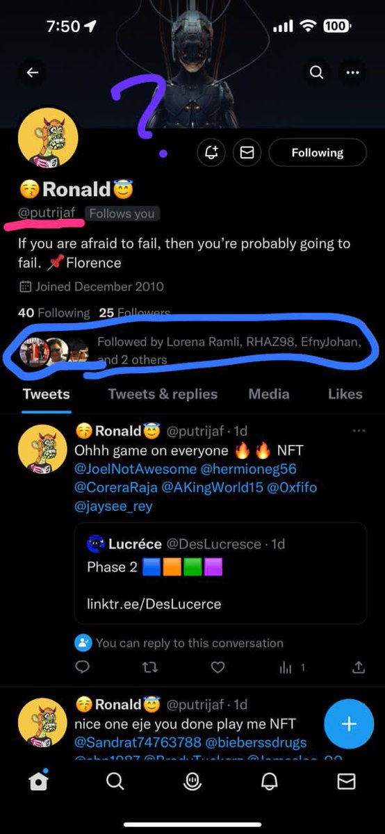 putrijaf's tweet photo. I’m back! So, no more NFT / bitcoin / gaming nonsense on my feed… Shame on you, 😚Ronald😇! https://t.co/2ZlzOPXAKQ