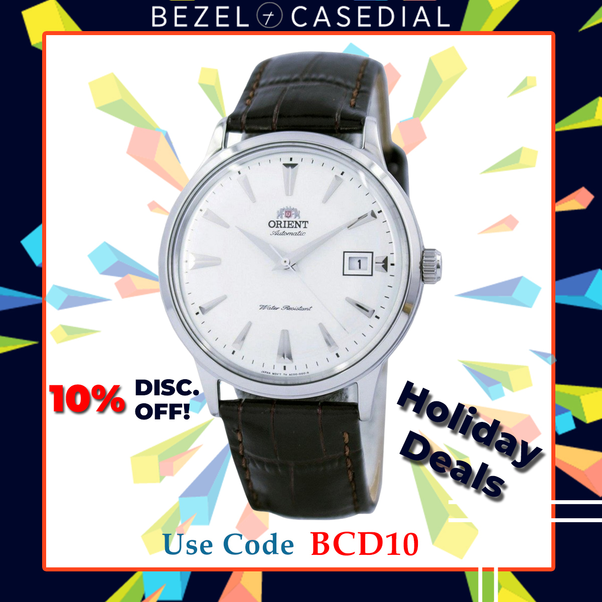 Bezel_Case_Dial's tweet photo. The Orient 2nd Generation Bambino Classic Automatic Cream Dial FAC00005W0 Men's Watch is an affordably priced, high-quality timepiece that would be excellent for an active man.
 
Get 10% off using code BCD10 for all Watches 🎁🎉

Shop Now: https://t.co/WSXS8J8Mt1 https://t.co/7RopX8woJ6