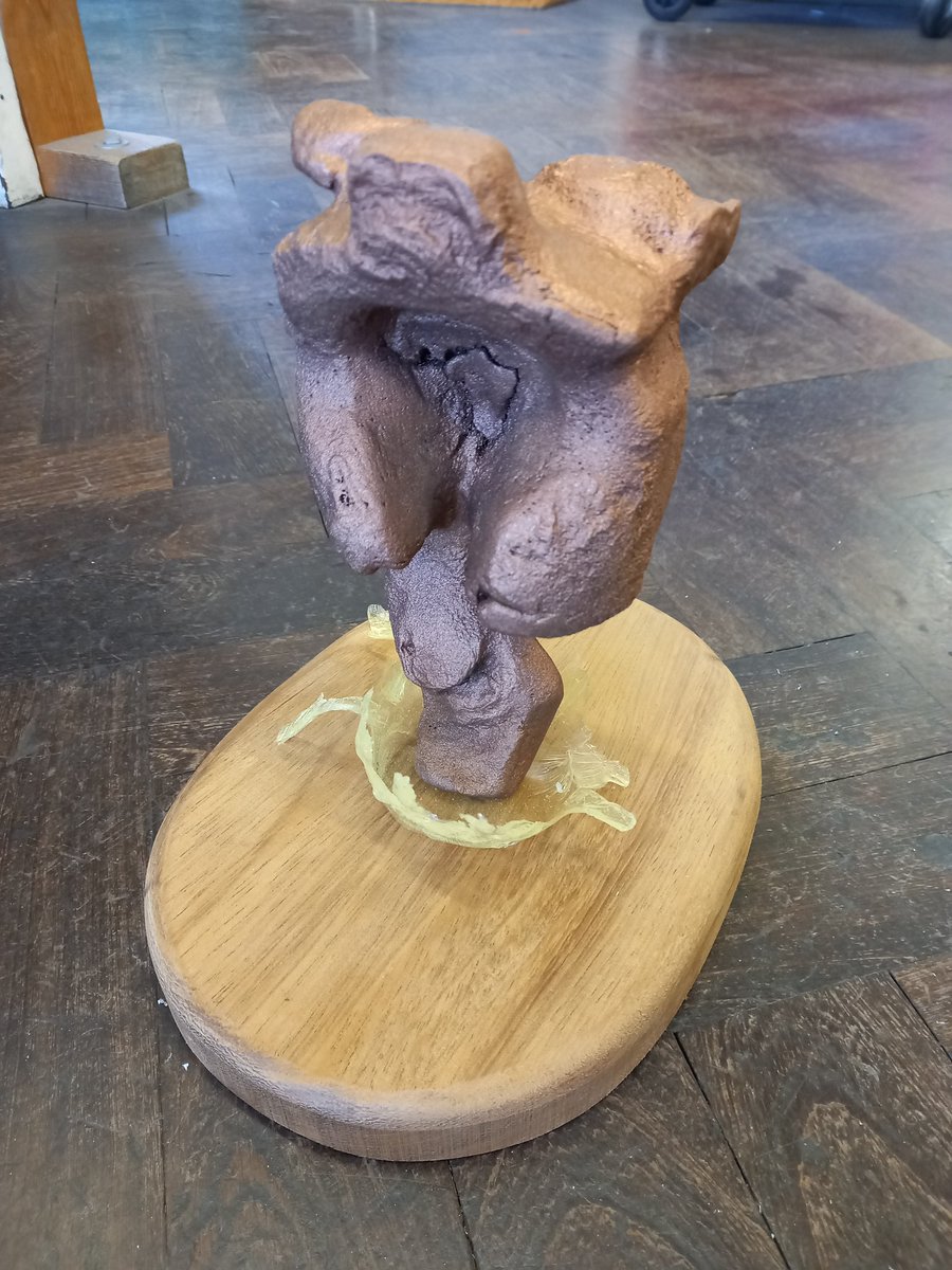 Art and Design sculpture pieces finally taking shape in the D&amp;T dept. Sandcasting, laser cut fabrication and MIG welding some of the well used skills.