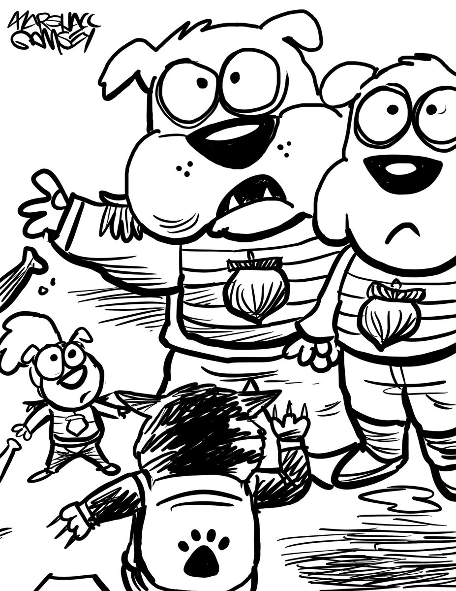 Pipisadog's tweet photo. Sam’s escape. January 30, 2023 #ColoringWithBanjoAndPip #secretagentsam #forkids #coloring #BTPosse #coloringsheet #MrML https://t.co/9gbpx2a46Z
