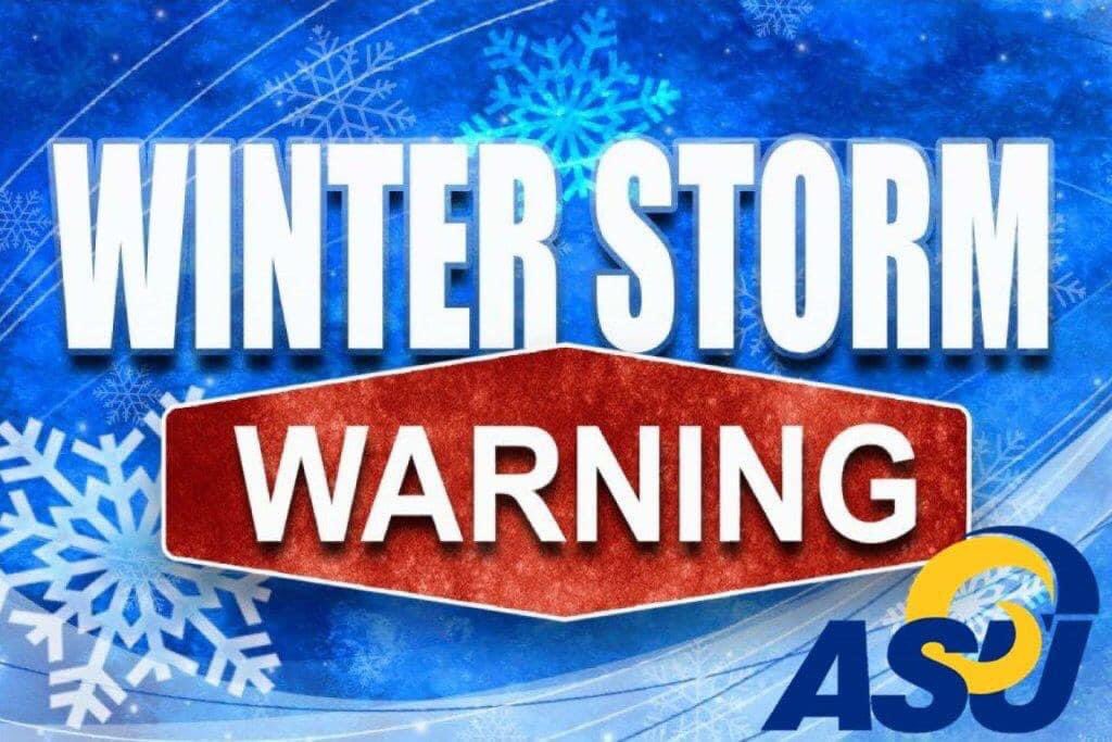 Winter Storm Warning from 1/30/2023 12:00 PM  to 2/1/2023 9:00 AM CST for Tom Green County, TX.