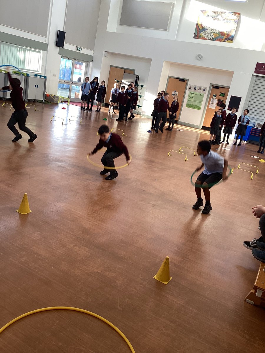 Faith_Year5's tweet photo. For Maths today, Year 5 completed an obstacle race and had to match equivalent fractions at the end! @FaithPrimary @SILPrimary #Maths #ActiveLearning https://t.co/TnV0lIAQ9e