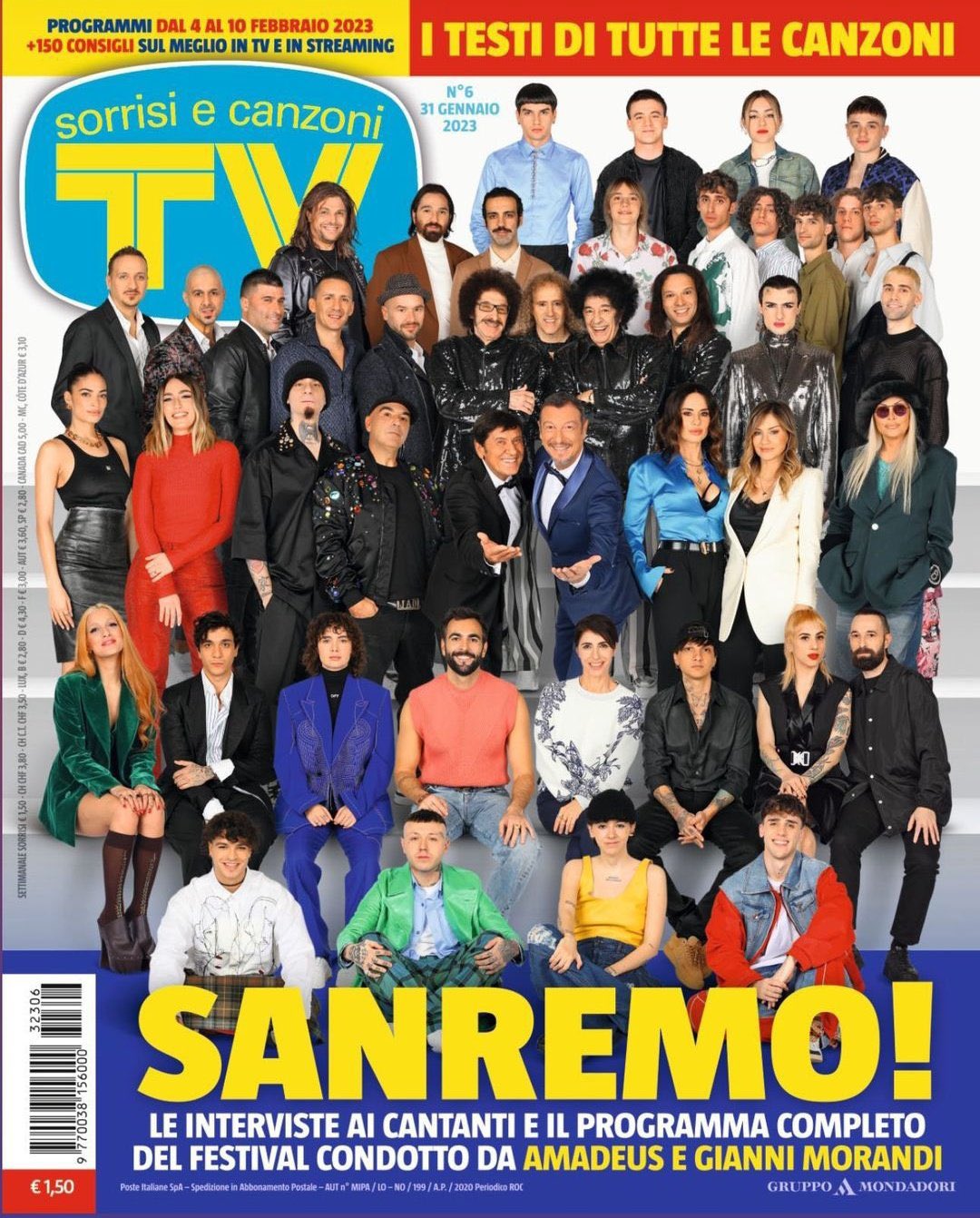 Festival di Sanremo (en) on Twitter "💐 The Sorrisi e Canzoni magazine