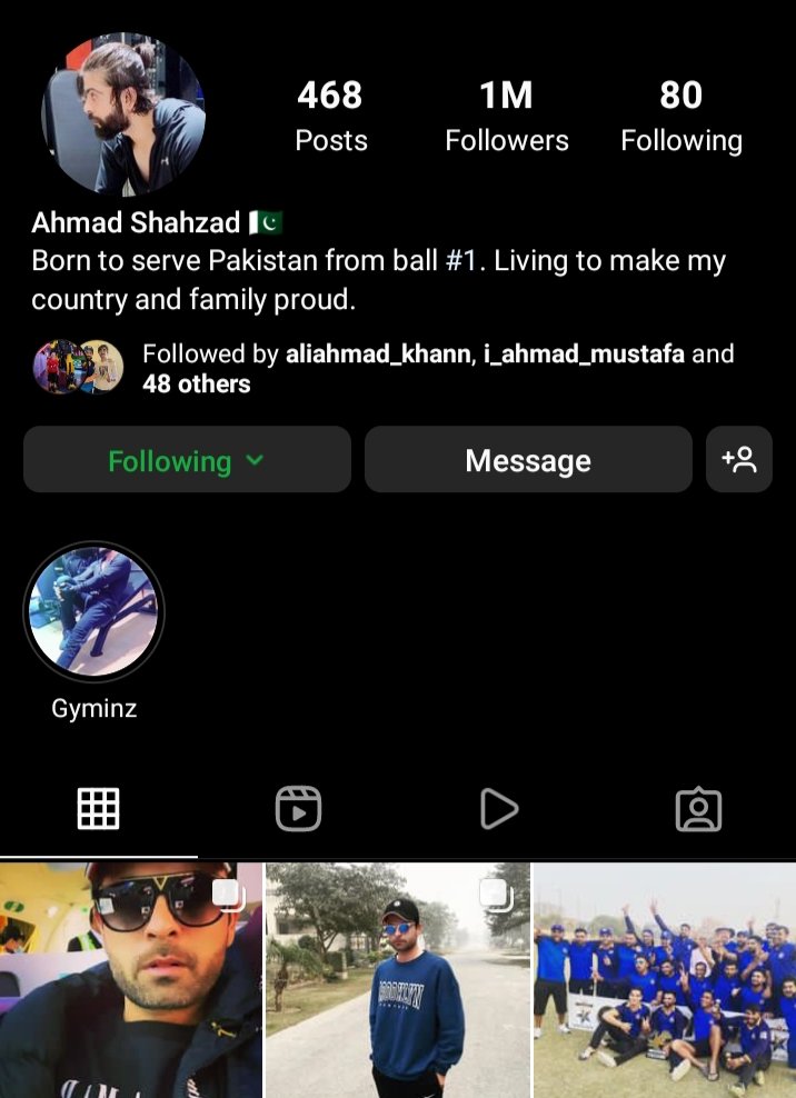 TayyibShehzad2's tweet photo. 1M followers on Instagram Ma Sha Allah Mabrook ❤️🔥
Love you Ahmad Bhai ❤️🙌❤️
#AhmadShahzad #InjusticeWithAS https://t.co/lUi3LoNjZr