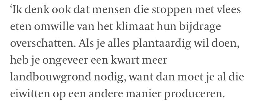 NicolasDenutte's tweet photo. @LouiseOFresco hier lees je toch vaak net het omgekeerde over? Met name dat een transitie naar plantaardige voeding het gebruik van landbouwgrond enorm zou reduceren (gezien het enorme land gebruik van de veeteelt)? Hoe bent u tot deze bevinding gekomen? https://t.co/U83ATnIlpj