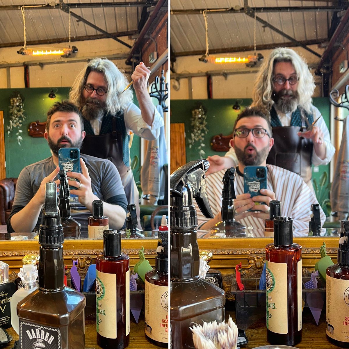Popbangcolour's tweet photo. Suits you sir… popped into @Dashingblades for a trim & tidy up this morning @FargoVillage
#DashingBlades #beforeandafter https://t.co/IqM5aORqJL
