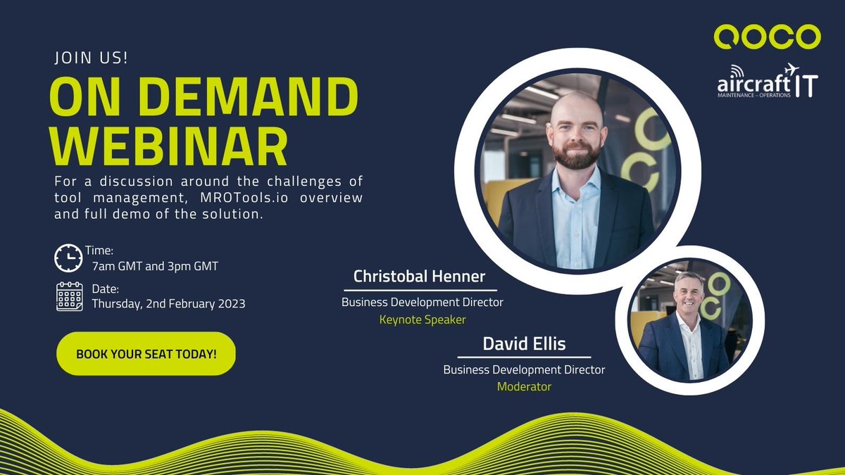 Have you registered yet? Only TWO DAYS left until our #webinar on a full demo of the industry leading tool management solution! REGISTER HERE: 
🔗lnkd.in/dKxei9fZ