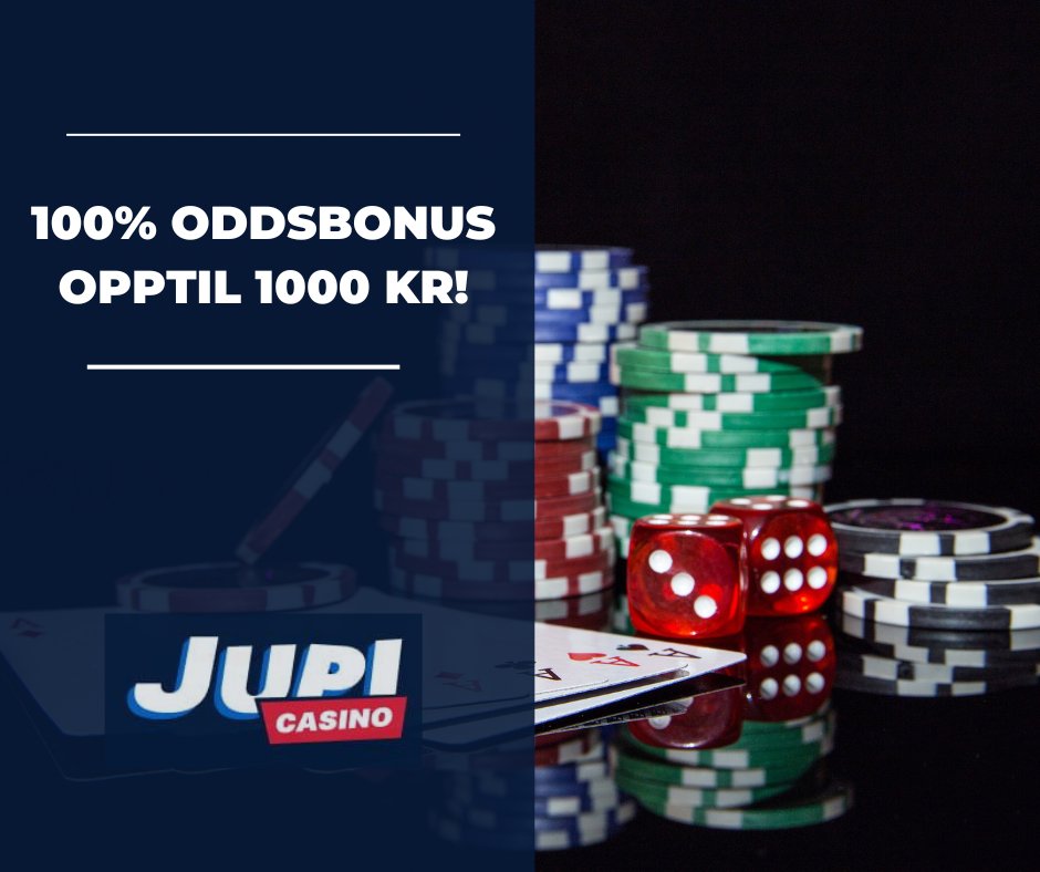 Tippefans's tweet photo. JupiCasino stepper inn med velkomstbonus!

Få 100% oddsbonus opptil 1000 kr!

Hent bonusen her: https://t.co/OWFuNMdtD5

Les anmeldelsen her: 
https://t.co/kW81PXqaCd https://t.co/ZRWdUuLOx8