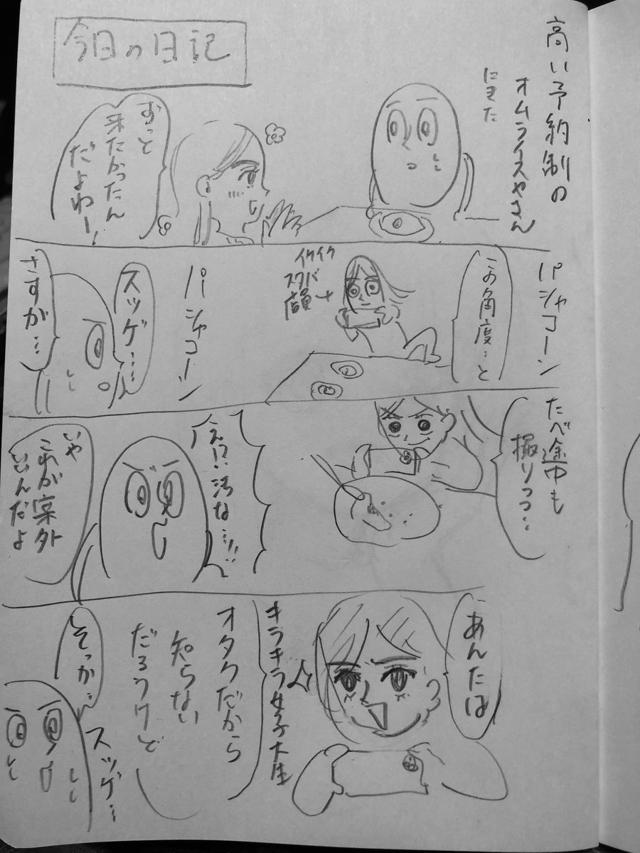 日記
スタババイトキラキラ女子大生ちゃんとオタク喪女 