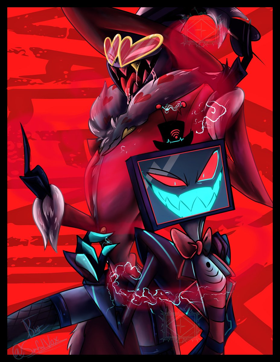 Have some food
#HazbinHotel #HazbinHotelFanart  #HazbinHotelVox #HazbinHotelValentino #Staticmoth #VoxVal