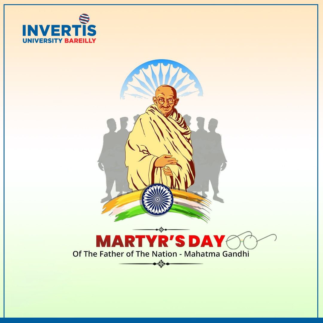 InvertisUni's tweet photo. Strength doesn’t come from winning. Your struggles develop your strengths. When you go through hardships and decide not to surrender. An ardent salute to The father of the nation on his death anniversary.
#Fatherofthenation #Invertisuniversity #Invertis #Remembrance #Bareilly https://t.co/55VJRoNALf
