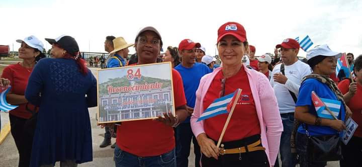 ErnestoSV8's tweet photo. El 84 aniversario de la CTC fue celebrado este 28 de enero con la participación de cuadros y trabajadores en acto realizado en Antilla donde se reconocieron sindicatos y municipios con resultados en el 2022. No falto en la fecha su aporte voluntario a la economía. #Holguín #Cuba https://t.co/kRxpu8csps