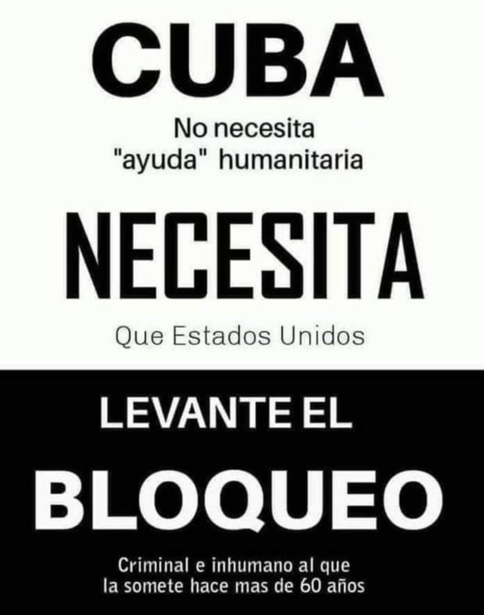 Las voces por #Cuba se multiplican: 👇
En Nueva York, Toronto, Ontario, Nigeria, Bolivia, Bahamas e Italia, se volvió a exigir el fin del bloqueo hacia #Cuba.
La solidaridad no se puede bloquear!. #MejorSinBloqueo