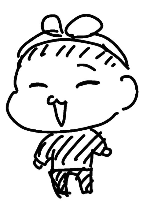 似顔絵描かれた。こんなんらしいです。 