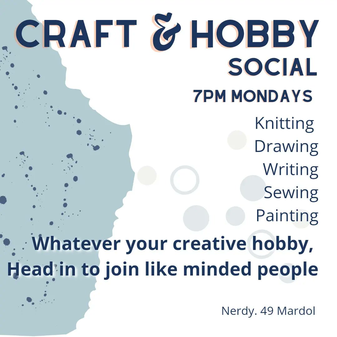Tonight, and every Monday, here at NERDY 💚

#shrewsbury #Shropshire #gaming #gamecafe #craft #hobby #social #supportlocal #supportsmallbusiness